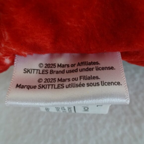 Skittles Red Throw Pillow Mini Plush Candy Pieces Inside Iscream Zipper - Picture 7 of 7